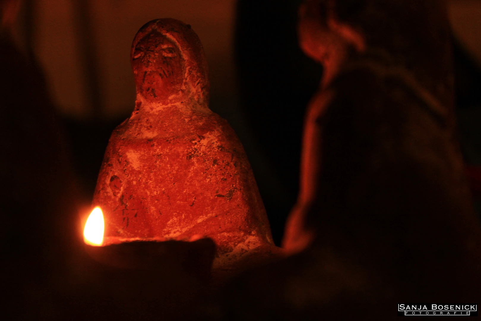 Weihnachtslicht im Freundeskreis