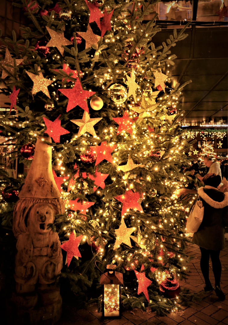 Weihnachtslichterzauber auf dem Weihnachtsmarkt im Münster 2019