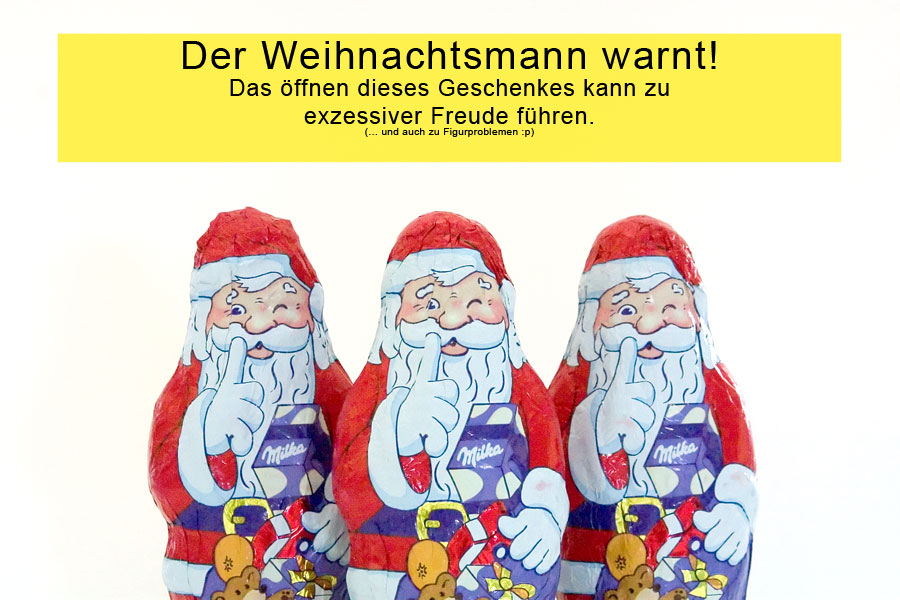 Weihnachtsmänner...