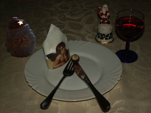 Weihnachtsmahl für Kalorienbewuste