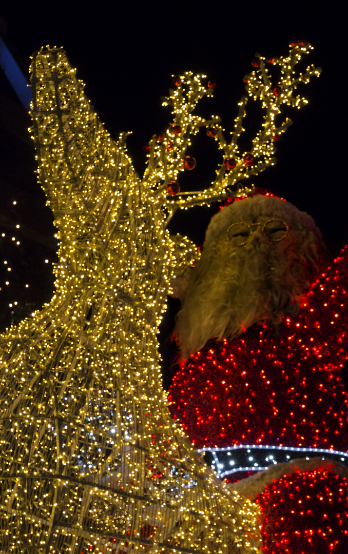 Weihnachtsmann am Kurfürstendamm