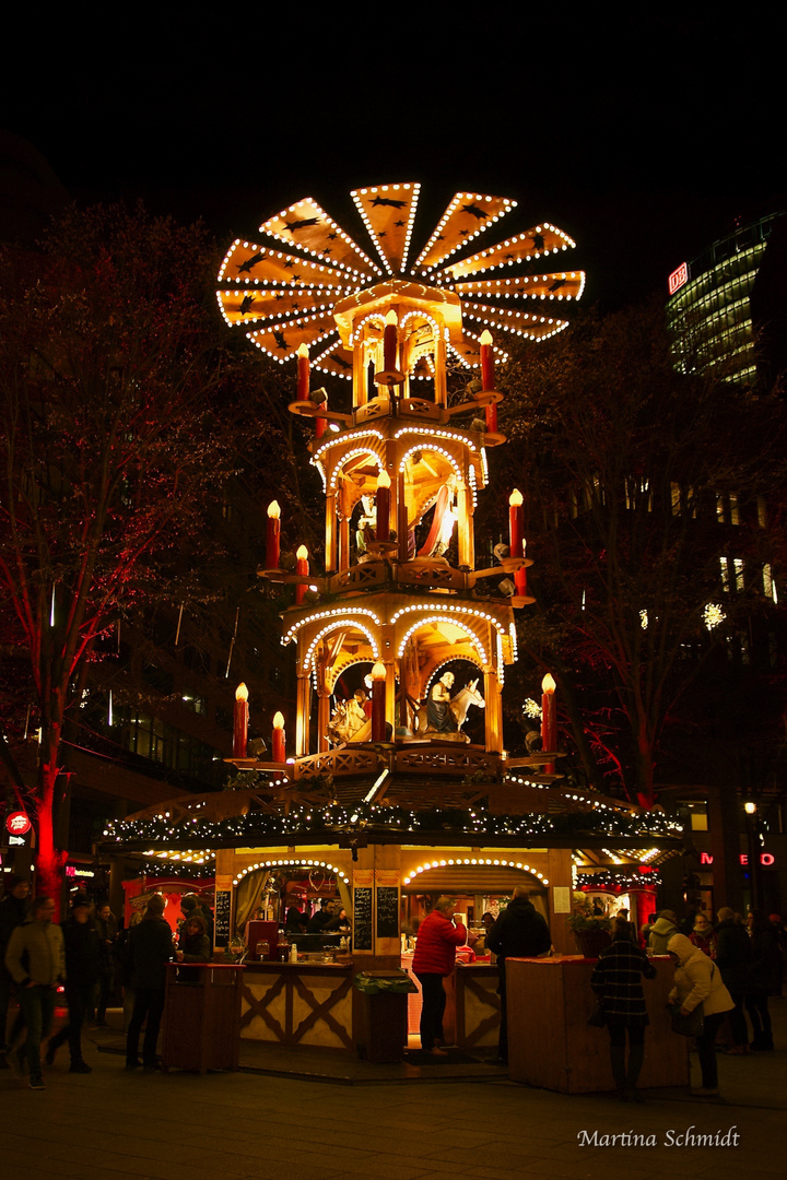 Weihnachtsmarkt am Berliner Potsdamer Platz