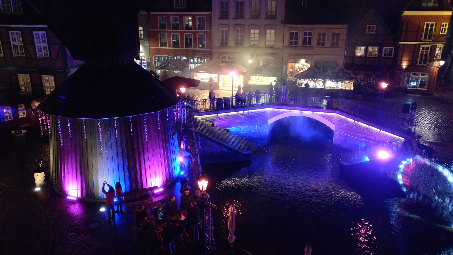 Weihnachtsmarkt am Fischmarkt in Stade