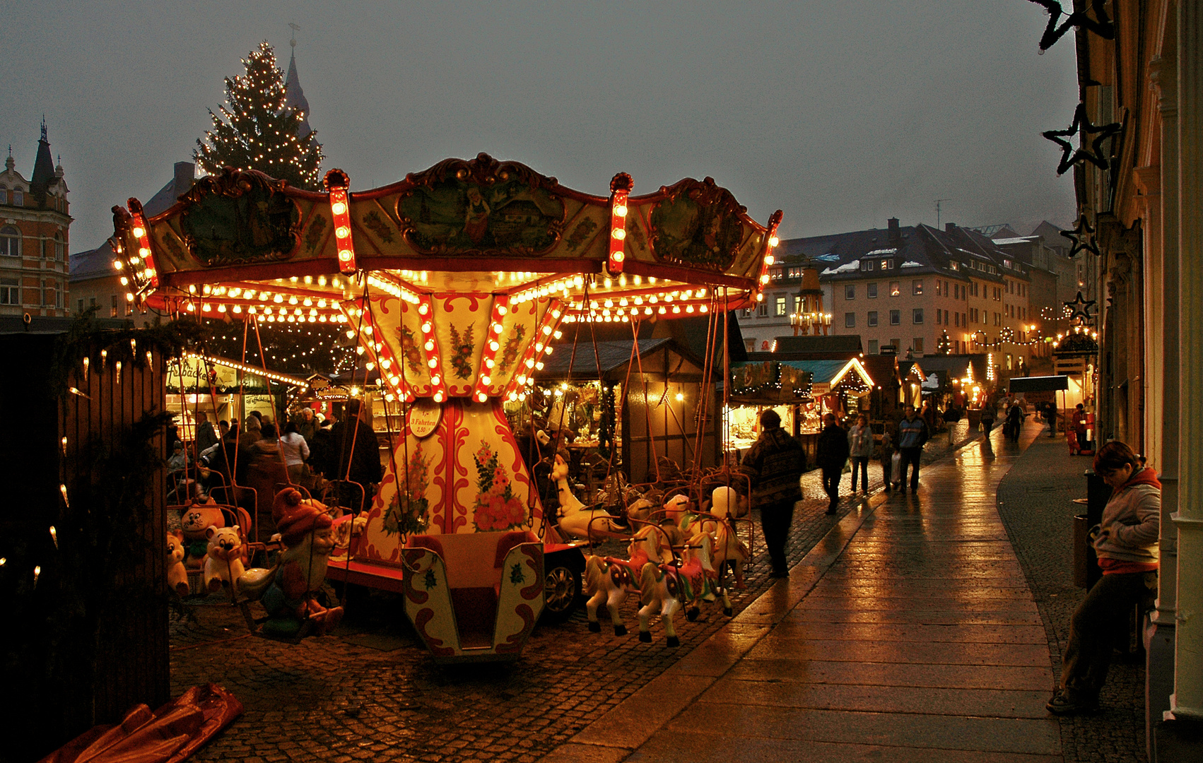 Weihnachtsmarkt Annaberg Erzgebirge Sachsen