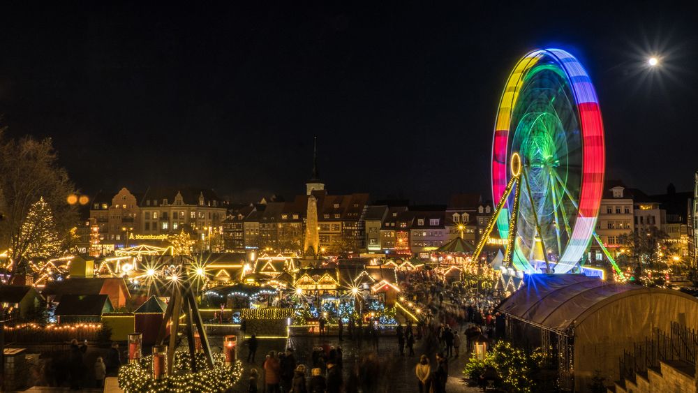 Veranstaltungen Weihnachten 2022 Erfurt Weihnachtsmarkt auf dem Domplatz in Erfurt Foto & Bild weihnachten