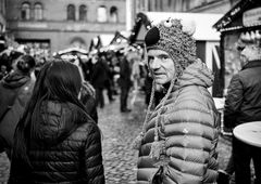 Weihnachtsmarkt-Begegnung