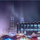 Weihnachtsmarkt Bremen vernebelt ...