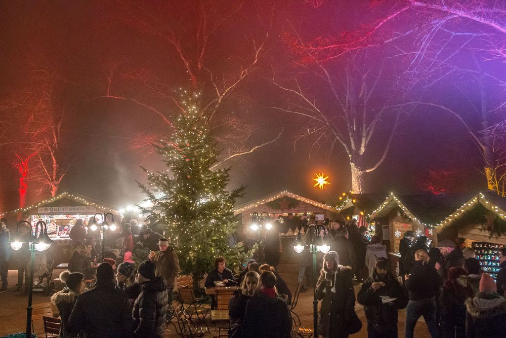 Weihnachtsmarkt Burg Hohenzollern Foto & Bild reportage dokumentation, events, nacht Bilder