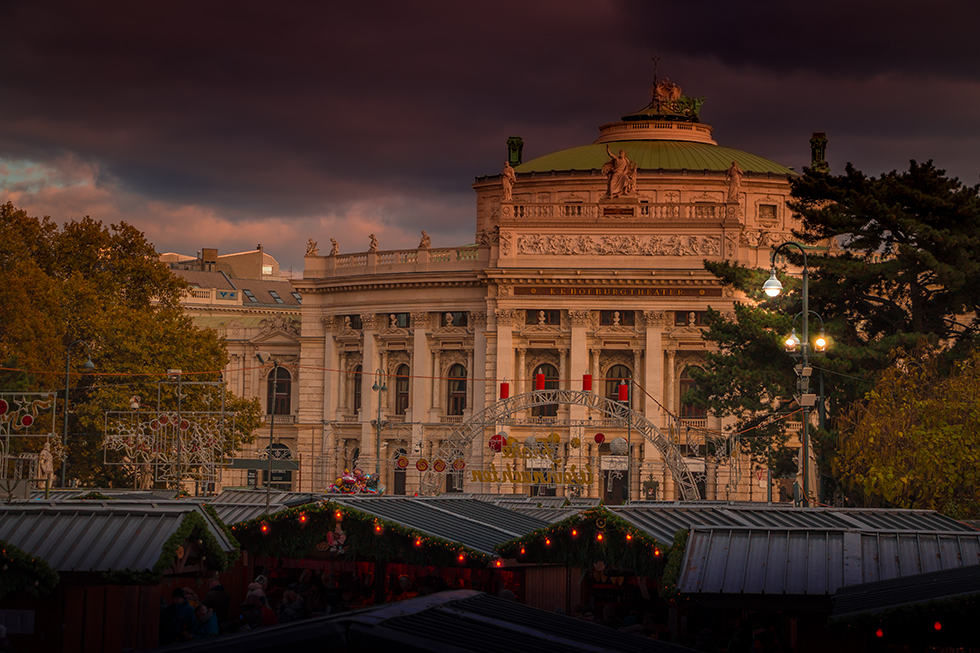 Weihnachtsmarkt Burgtheater