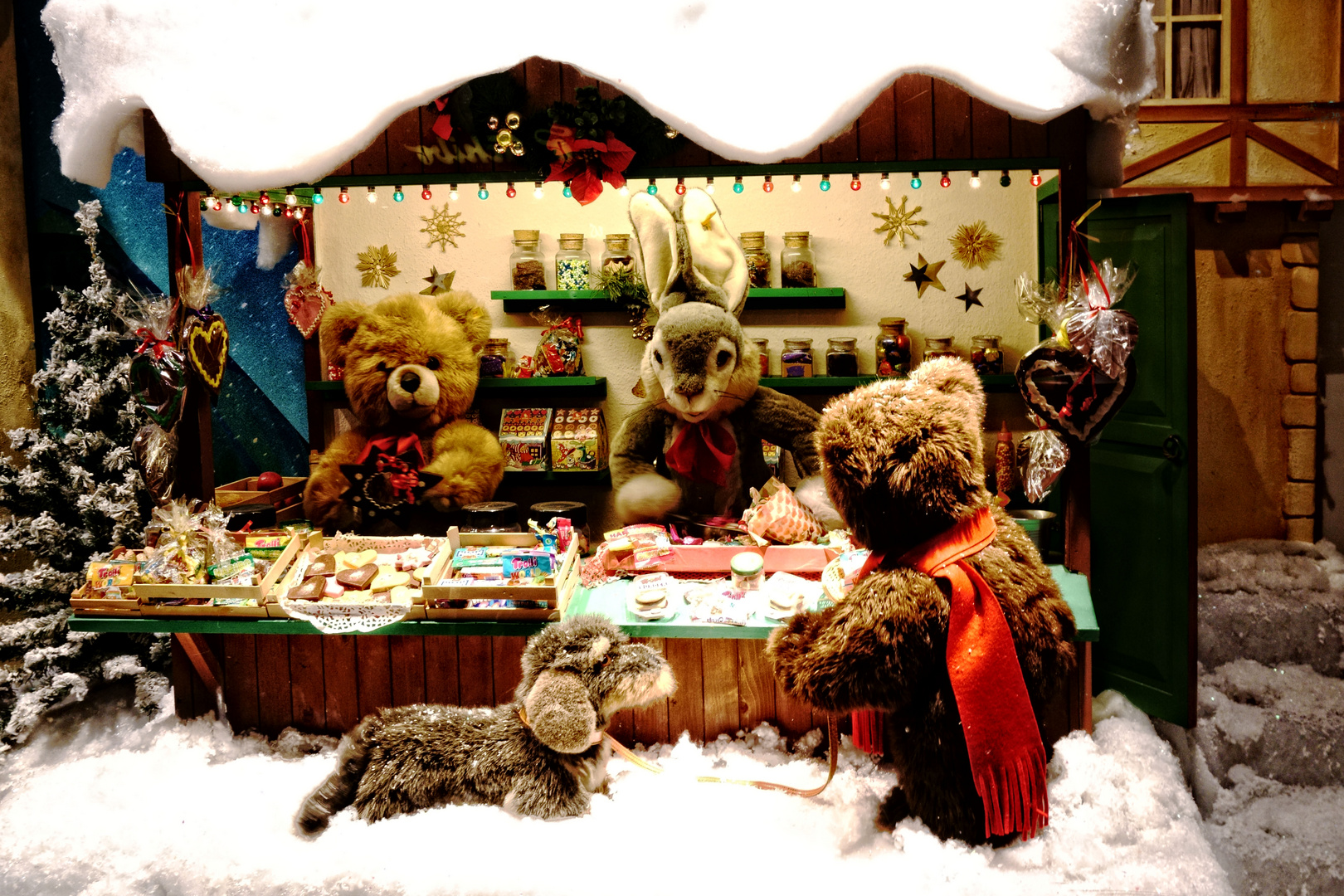 Weihnachtsmarkt der STEIFF-Tiere