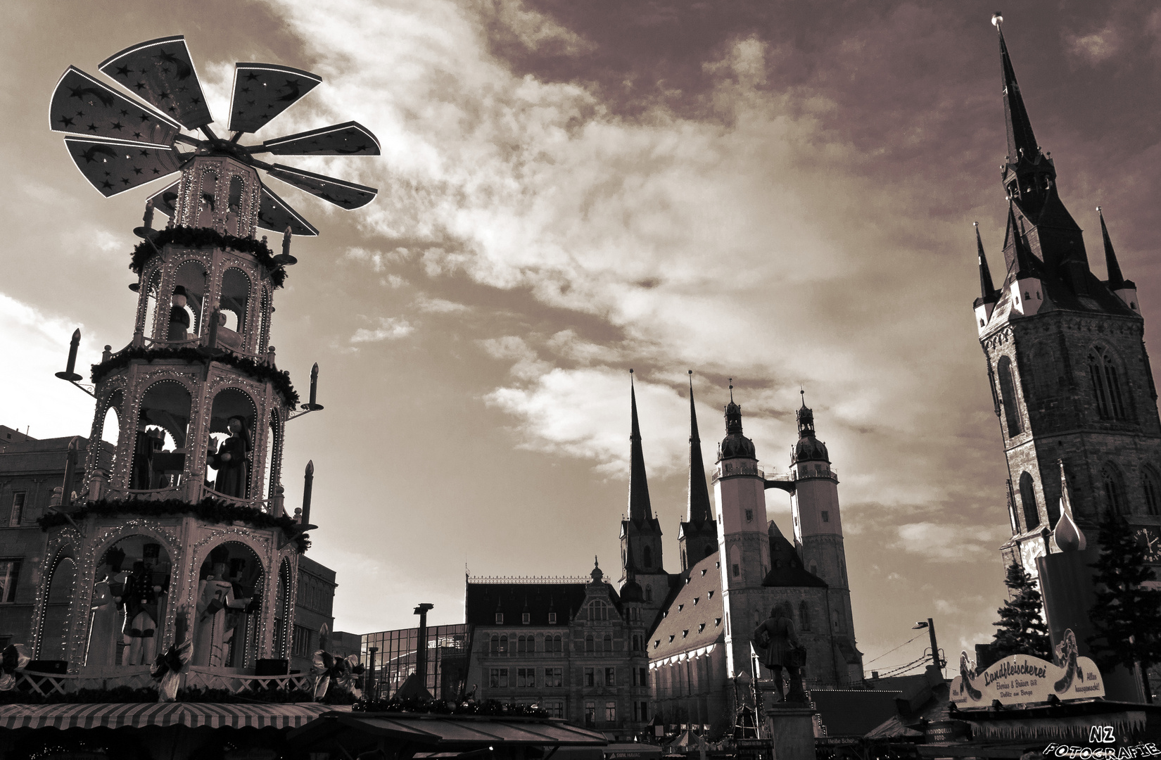 Weihnachtsmarkt Halle 2015