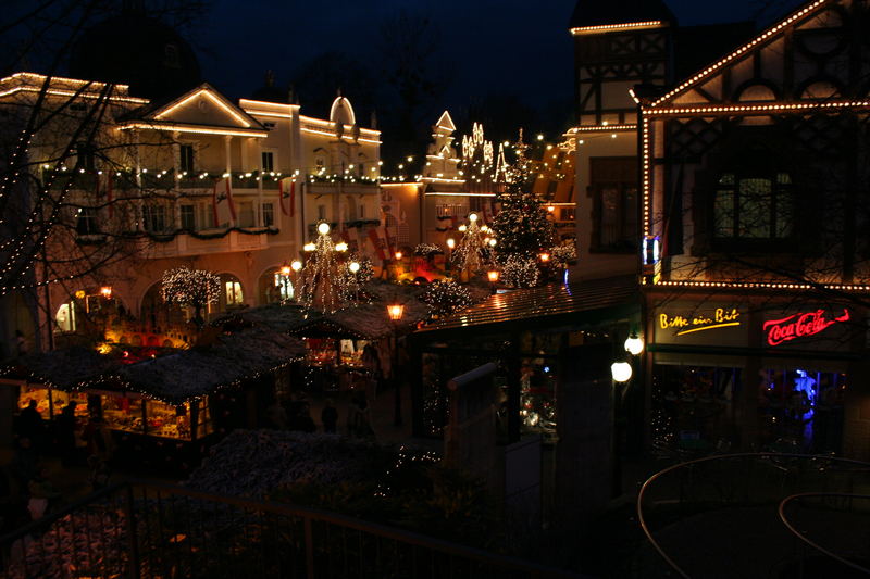 Weihnachtsmarkt im Europapark Rust