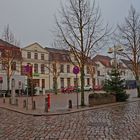 Weihnachtsmarkt  im Regen