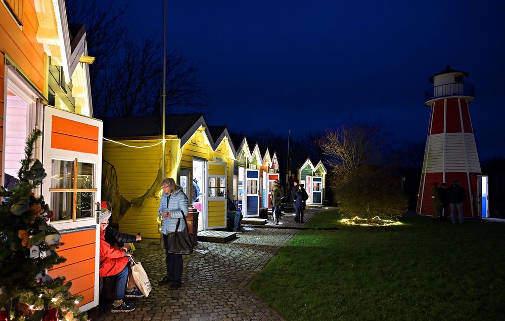 Weihnachtsmarkt in den Hummerbuden