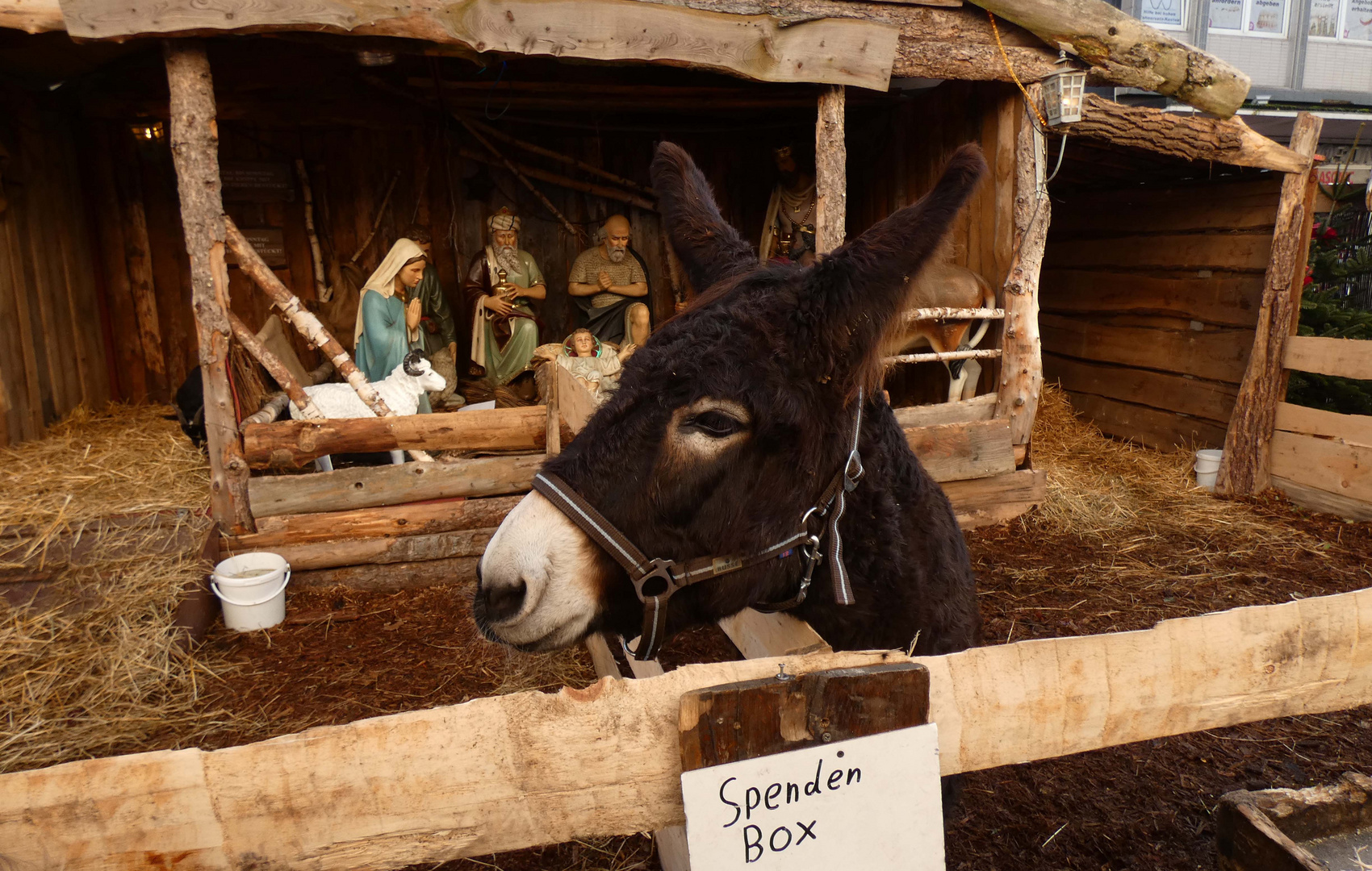 Weihnachtsmarkt in der Bahnhofstraße in Hamm