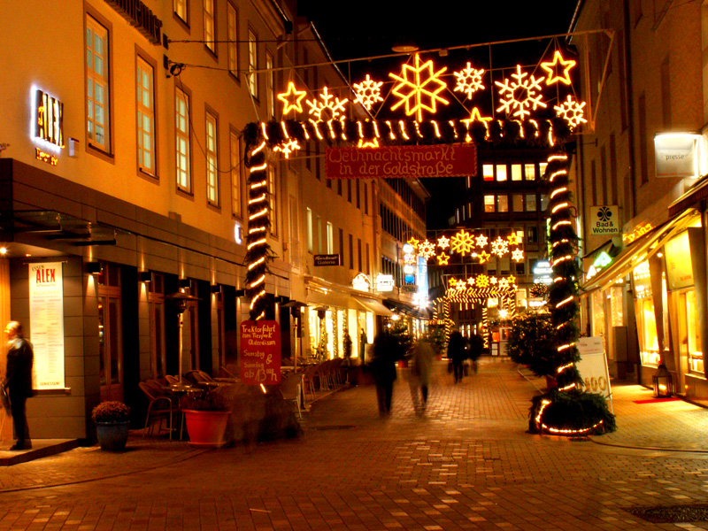 Weihnachtsmarkt in der Goldstrasse...