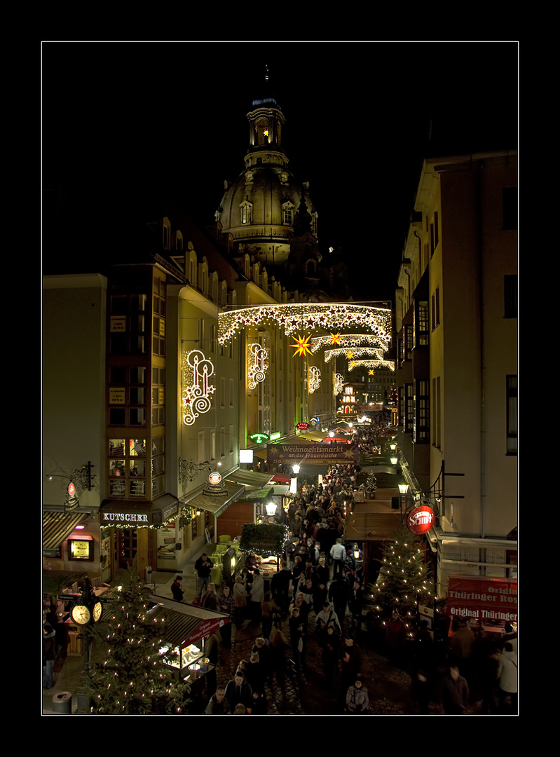 Weihnachtsmarkt in der Münzgasse - Dresden