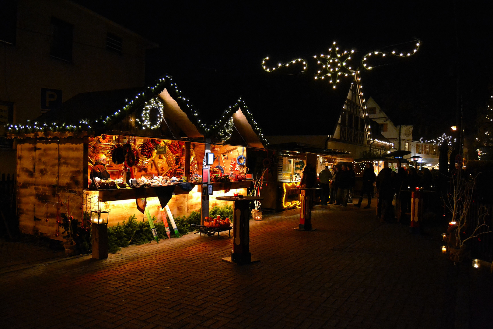 Weihnachtsmarkt in der nacht 2