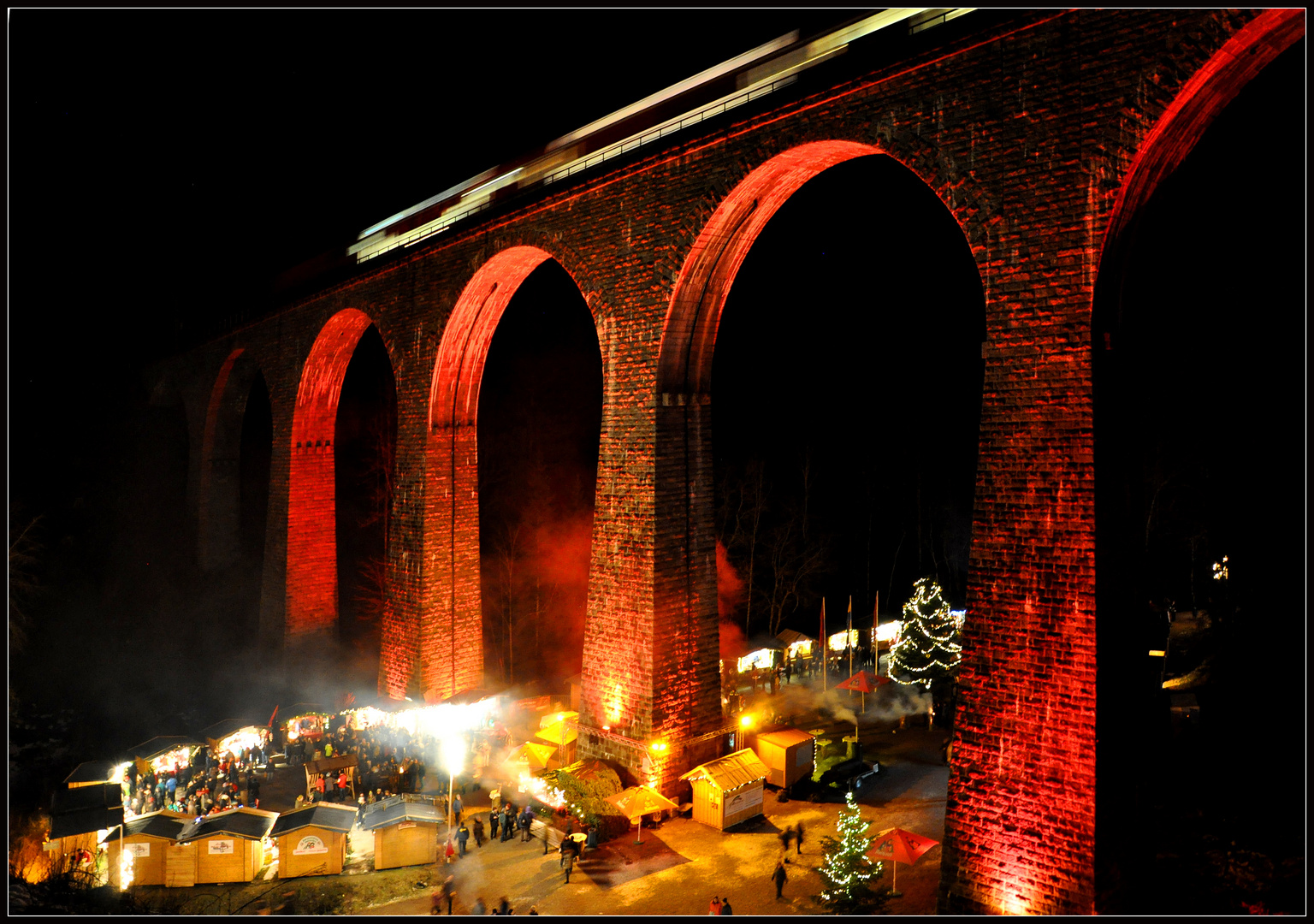 Weihnachtsmarkt in der Ravennaschlucht...