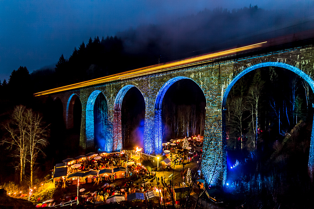 Weihnachtsmarkt in der Ravennaschlucht