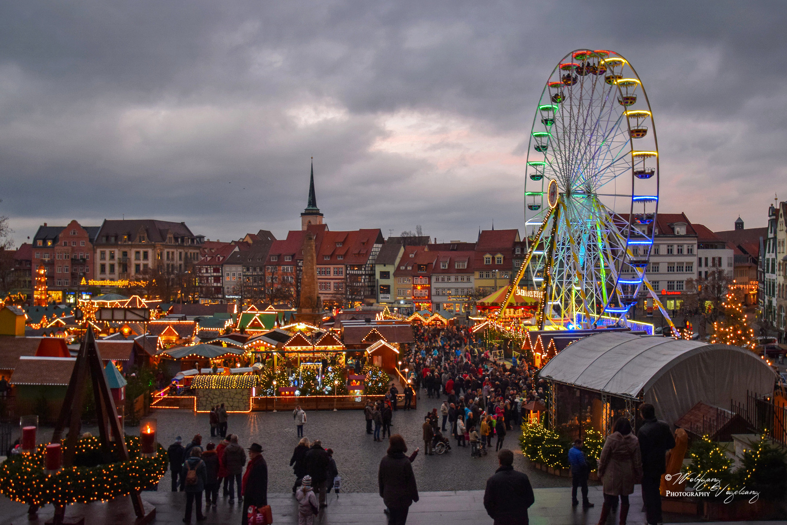 Weihnachtsmarkt in Erfurt (2) Foto & Bild deutschland, europe