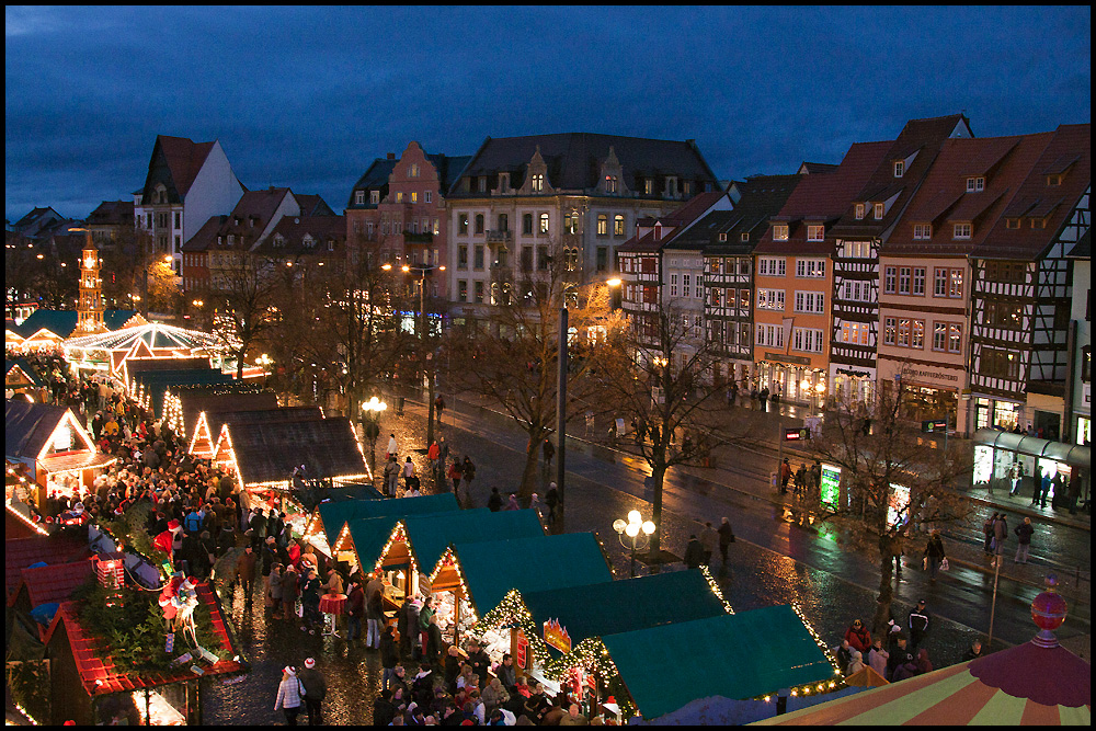 Weihnachtsmarkt in Erfurt/ Thüringen