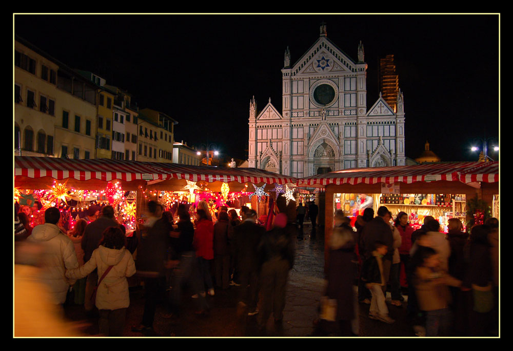 Weihnachtsmarkt in Florenz