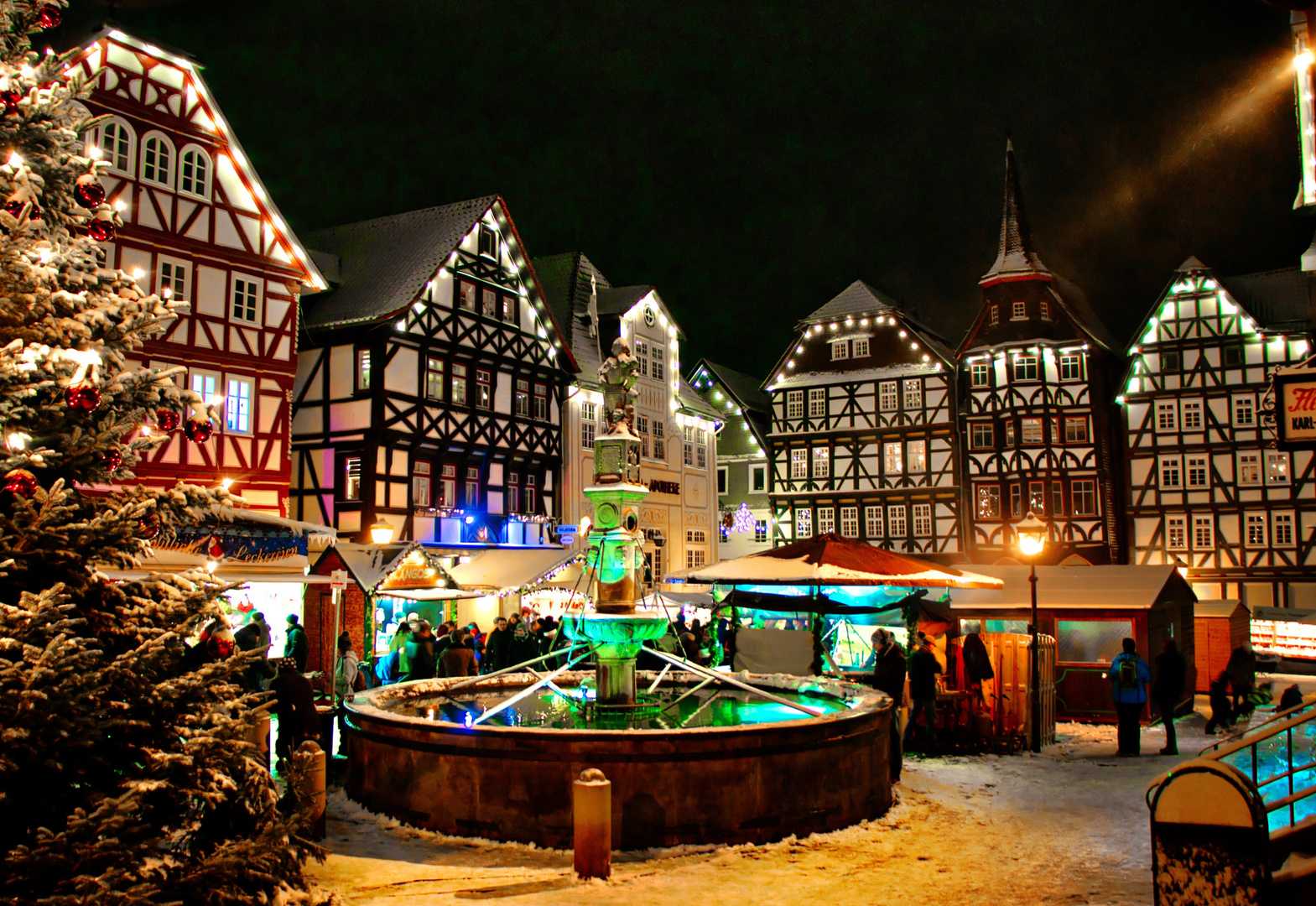 Weihnachtsmarkt in Fritzlar. Foto & Bild world, spezial, available