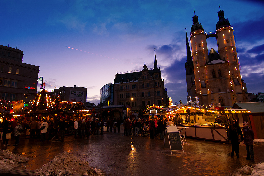 Weihnachtsmarkt in Halle