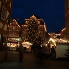 Weihnachtsmarkt in Herborn abends