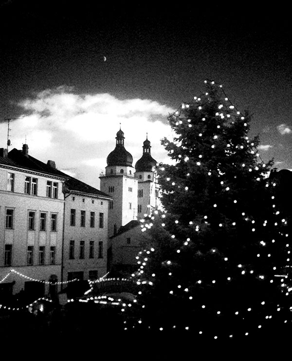 Weihnachtsmarkt in Infrarot