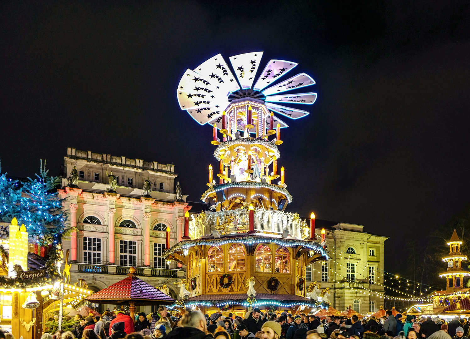 Weihnachtsmarkt in Karlsruhe.