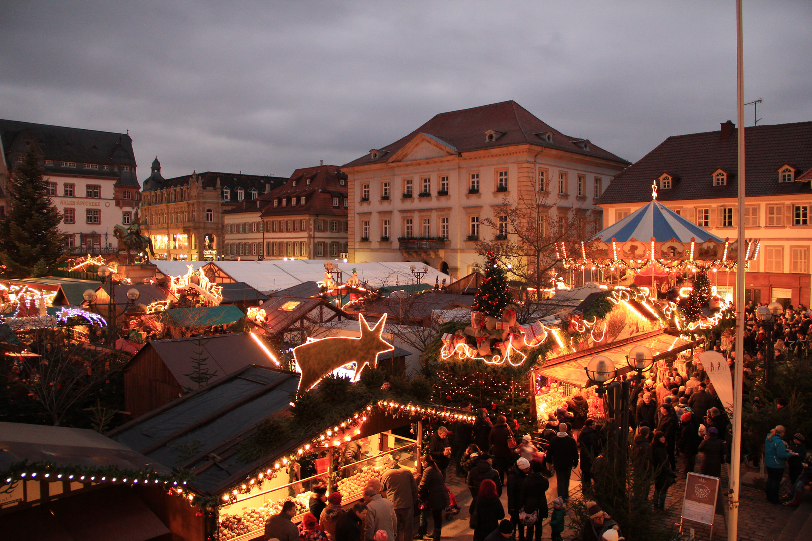 Weihnachtsmarkt in Landau 1 Foto & Bild kunstfotografie & kultur, bräuche, menschen Bilder auf