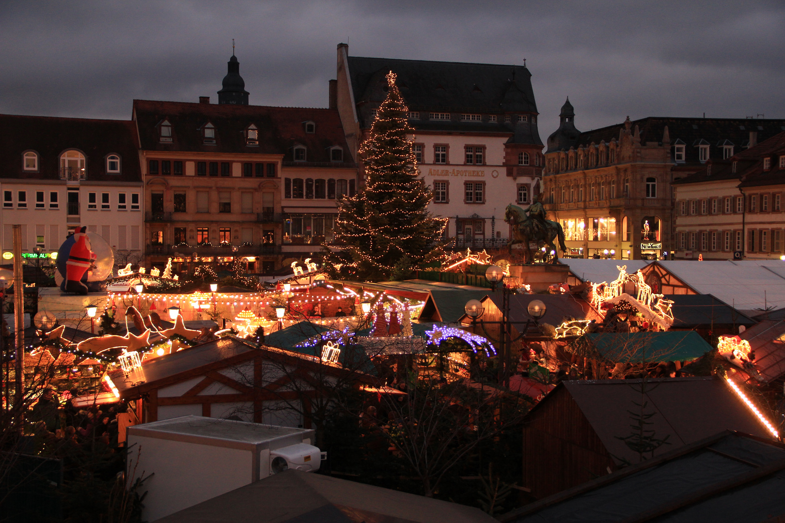 Weihnachtsmarkt in Landau 2 Foto & Bild kunstfotografie & kultur, bräuche, menschen Bilder auf
