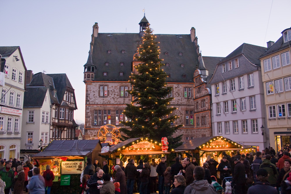 Weihnachtsmarkt in Marburg