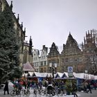 Weihnachtsmarkt in Münster an der Lambertikirche