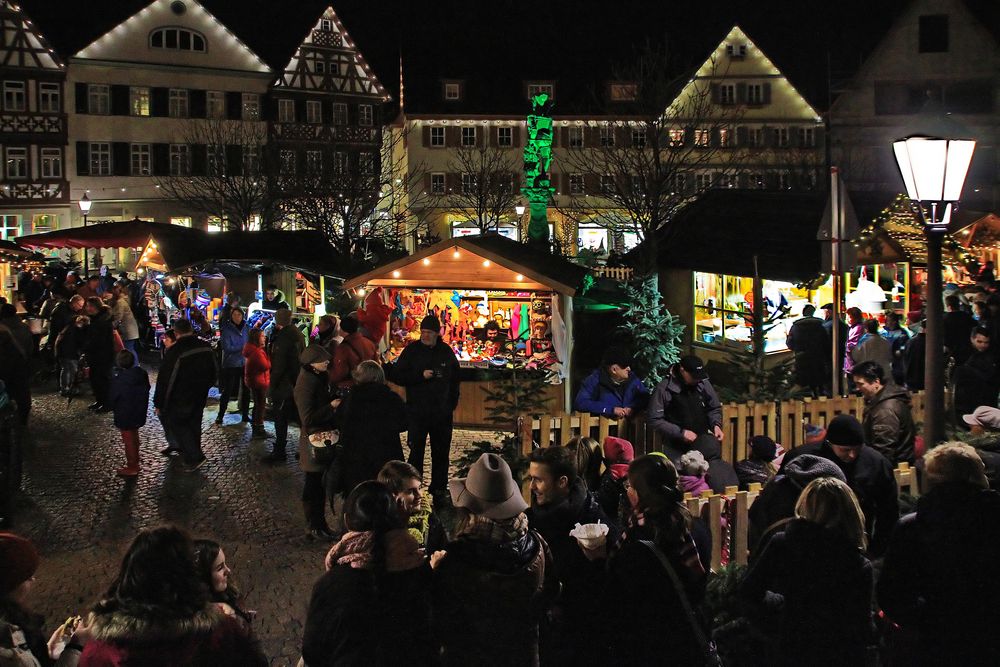 Weihnachtsmarkt in Öhringen Foto & Bild karten und kalender