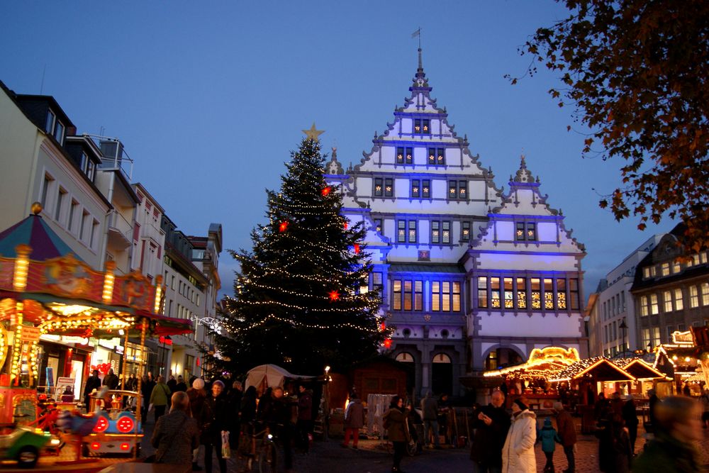 Weihnachtsmarkt in Paderborn Foto & Bild architektur, architektur bei