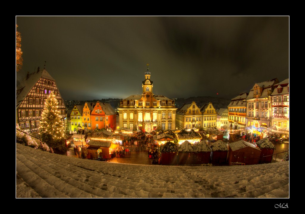 Weihnachtsmarkt in Schwäbisch Hall