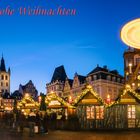 Weihnachtsmarkt in Trier 2019 zur Blauen Stunde