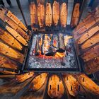 Weihnachtsmarkt-Lachs-Grill