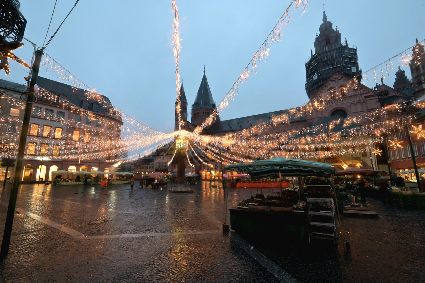 Weihnachtsmarkt Marktbeleuchtung