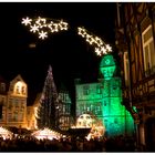 Weihnachtsmarkt Marktplatz, Marburg b(u)y Night 2012