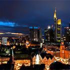 Weihnachtsmarkt Panorama Frankfurt am Main