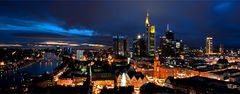 Weihnachtsmarkt Panorama Frankfurt am Main