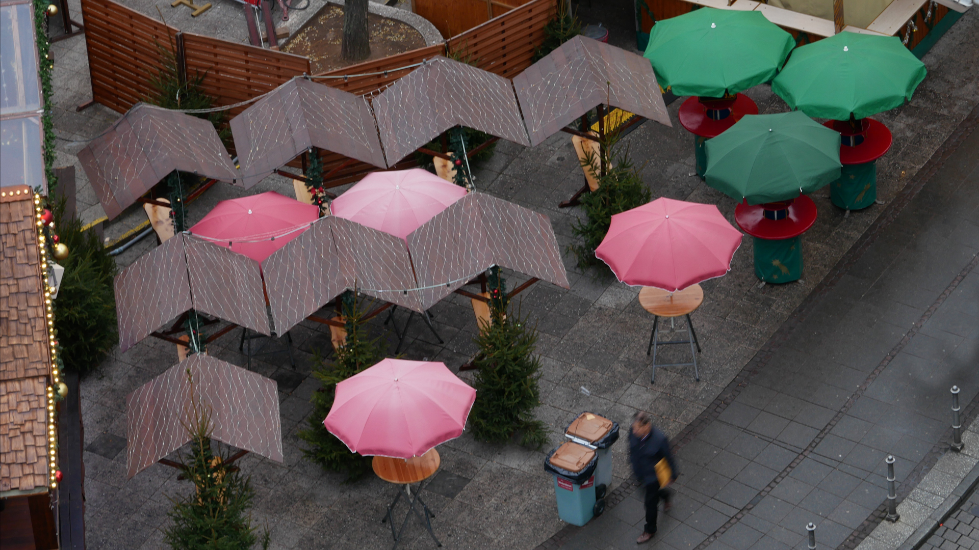 Weihnachtsmarkt schläft