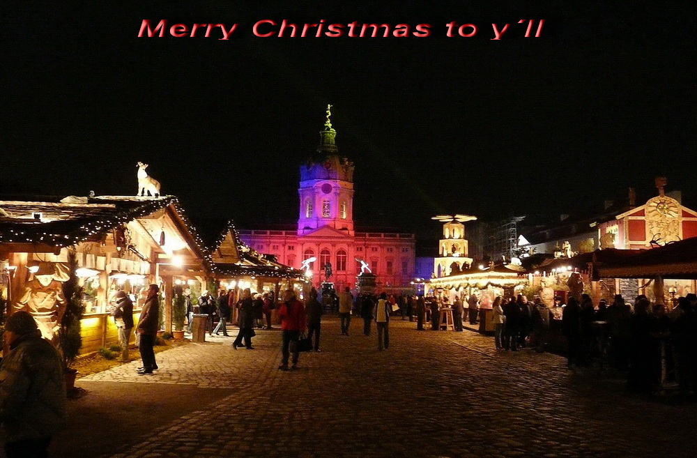 Weihnachtsmarkt Schloß Charlottenburg Foto & Bild | architektur