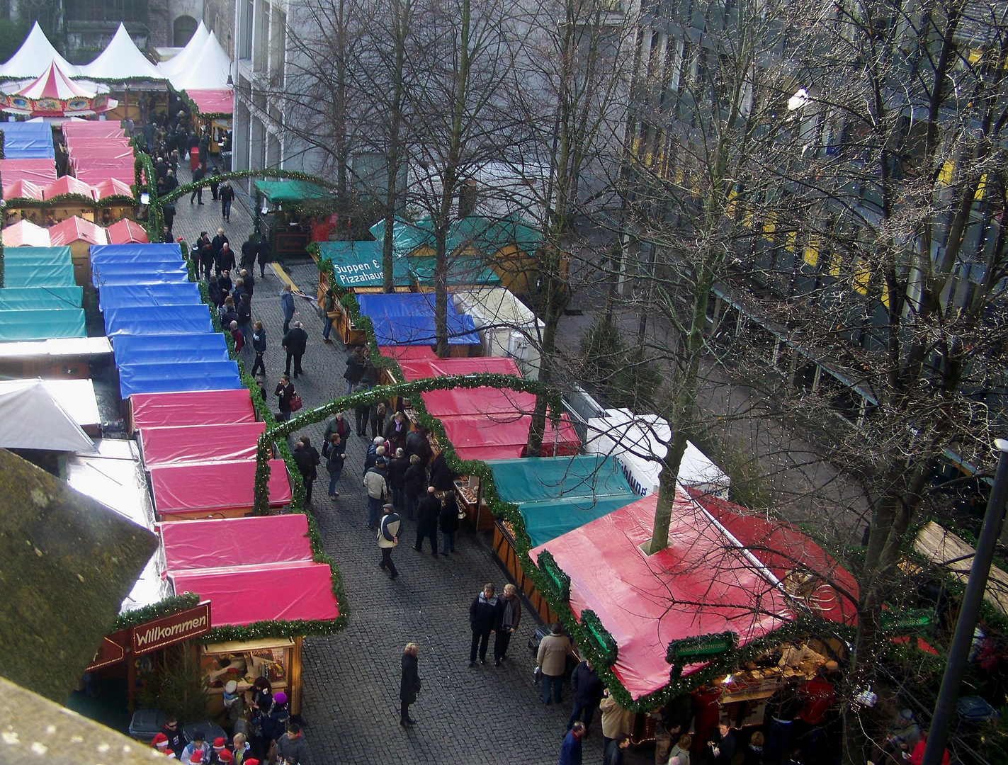 Weihnachtsmarkt von Oben1