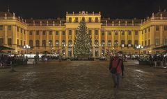 Weihnachtsmarkt vor Schloss Schönbrunn