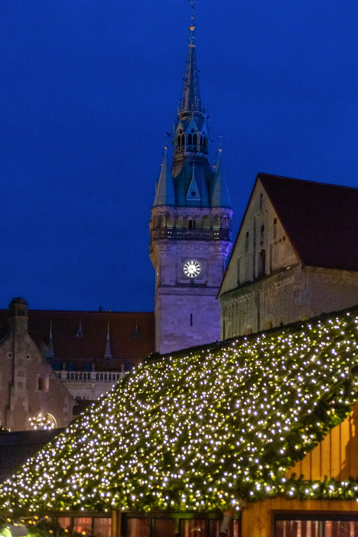 Weihnachtsmarkt zur Blauen Stunde - Braunschweig 